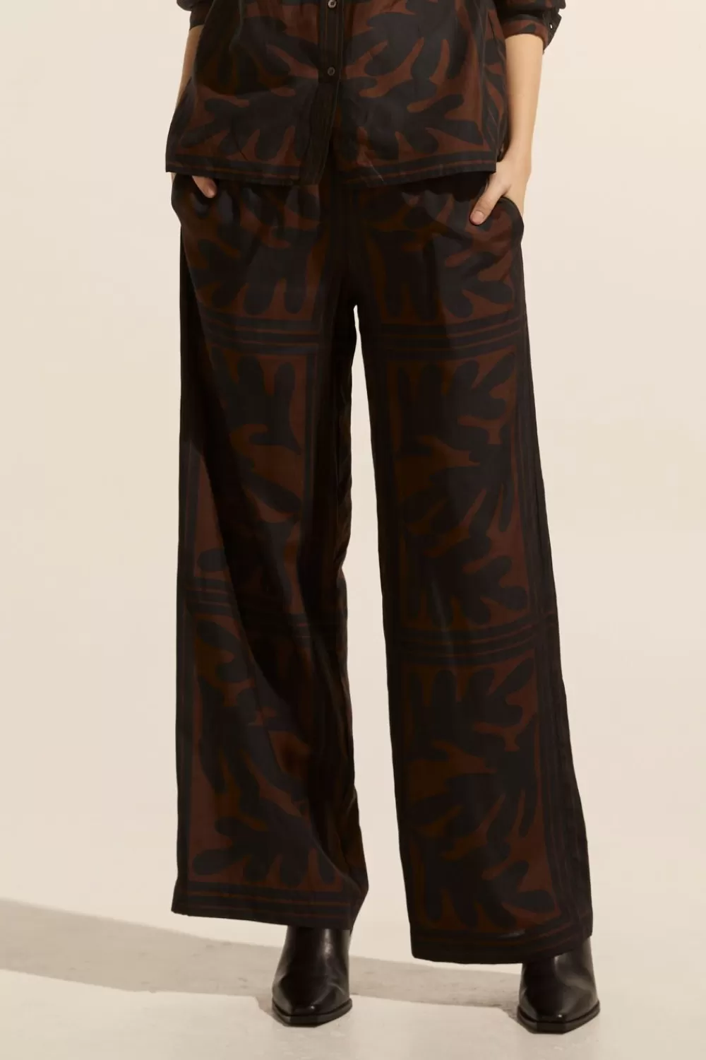 Women Zoe Kratzmann Breeze Pant-Choc Frond