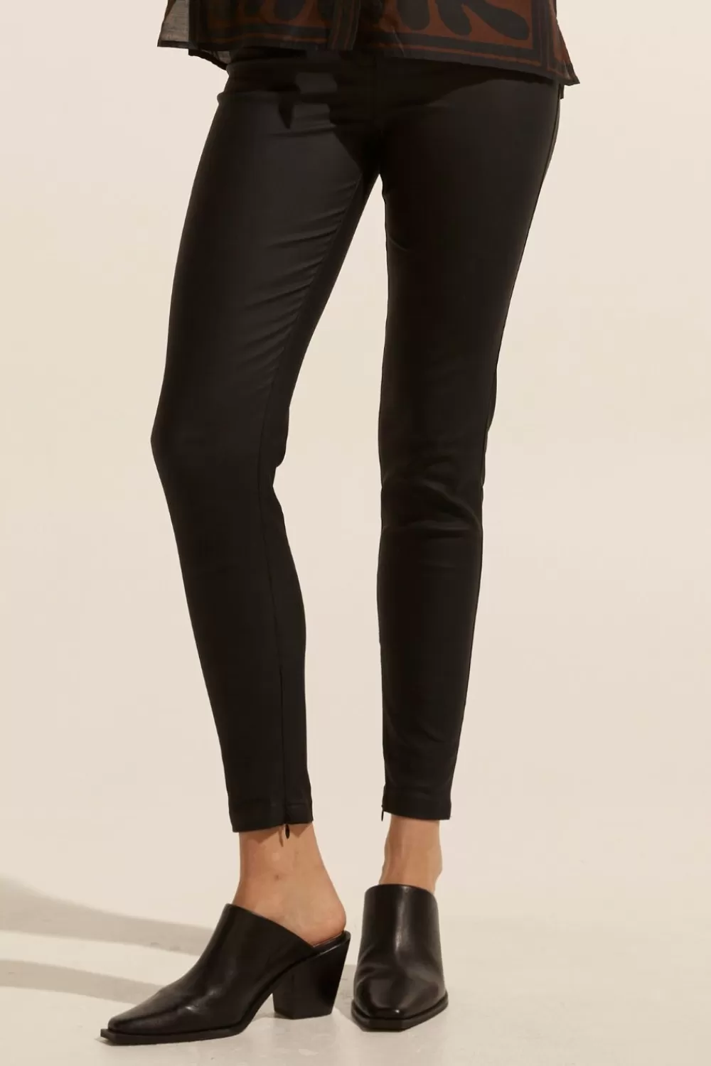 Women Zoe Kratzmann Contest Pant-Black Coated