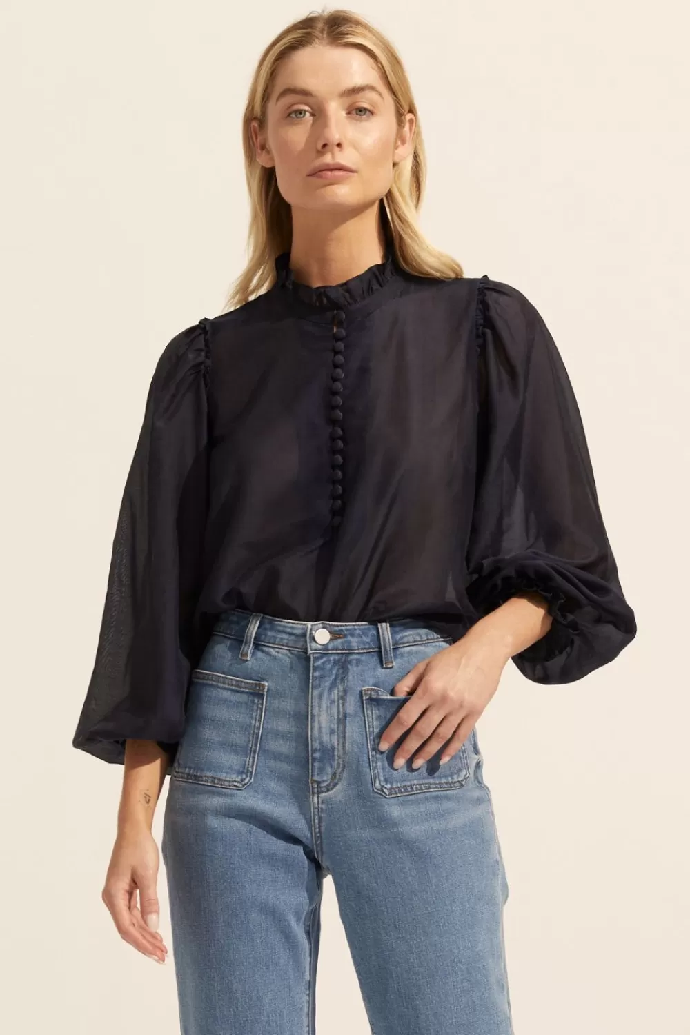 Women Zoe Kratzmann Context Top-Indigo