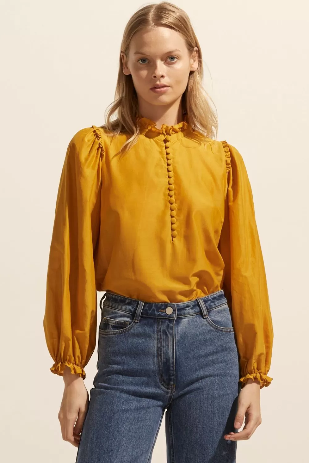 Women Zoe Kratzmann Context Top-Ochre