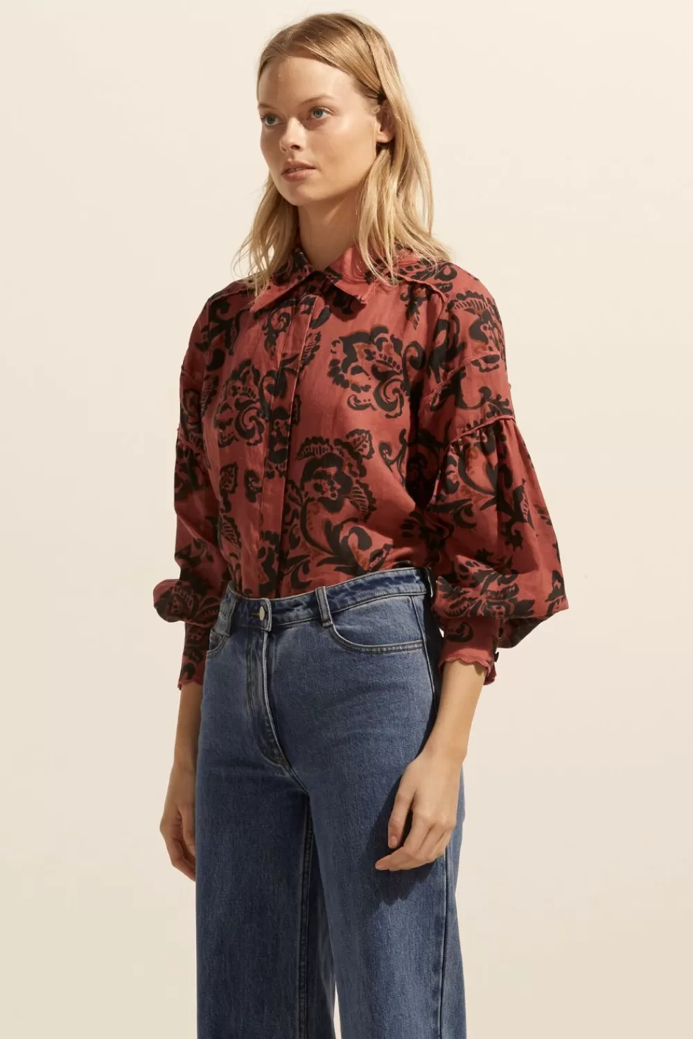 Women Zoe Kratzmann Dash Top-Clay Floral