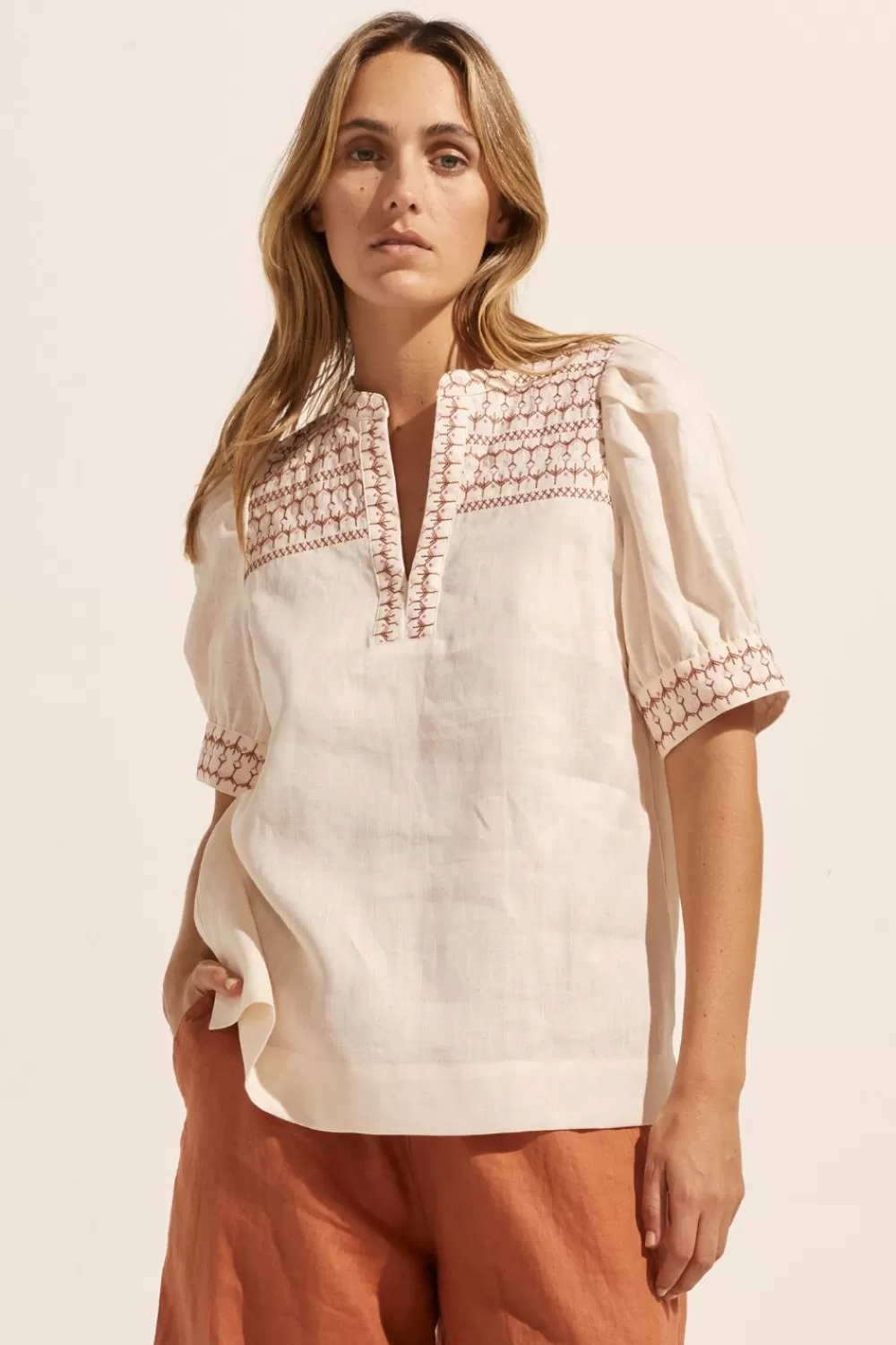 Women Zoe Kratzmann Dialect Top-Ivory