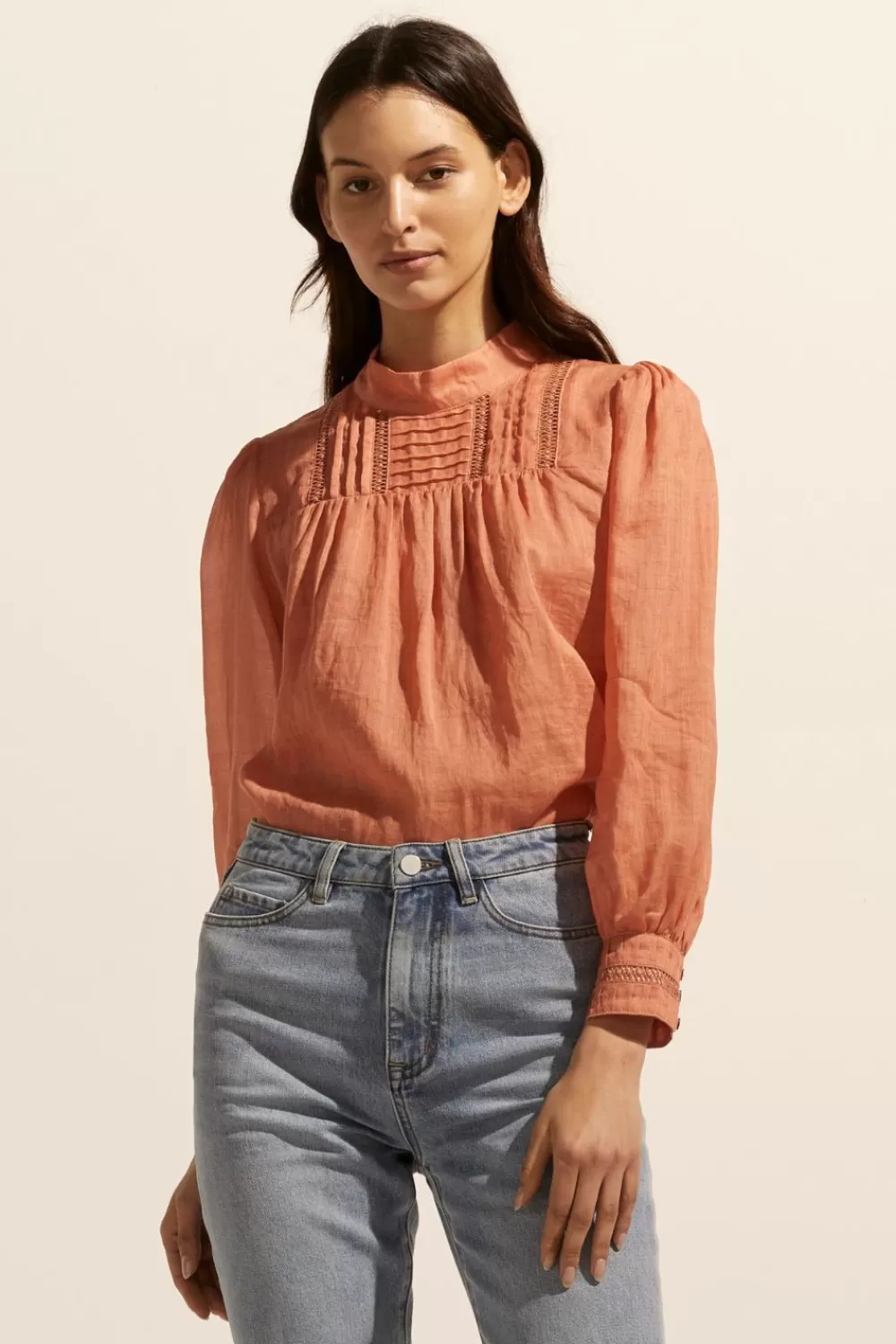 Women Zoe Kratzmann Faze Top-Apricot