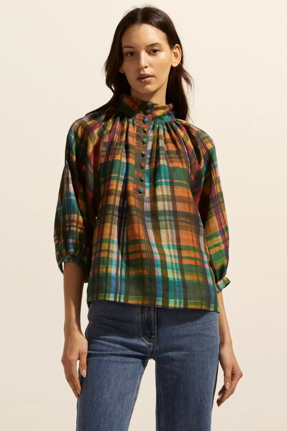 Women Zoe Kratzmann Fuse Top-Kaleidoscope Check