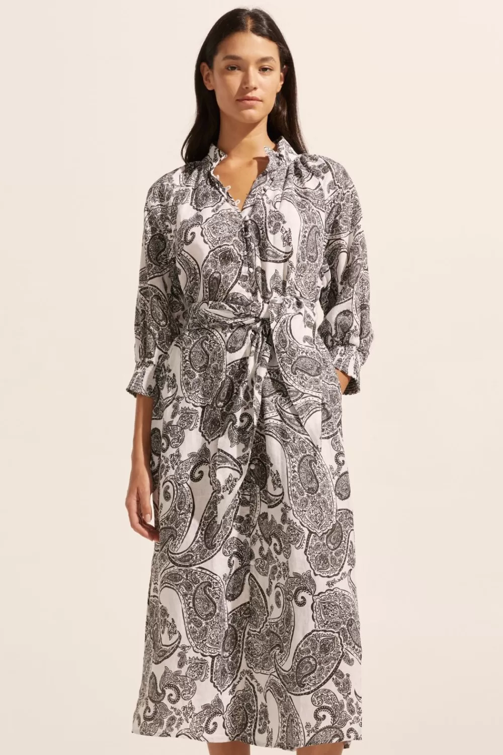 Women Zoe Kratzmann Halcyon Dress-Black Paisley