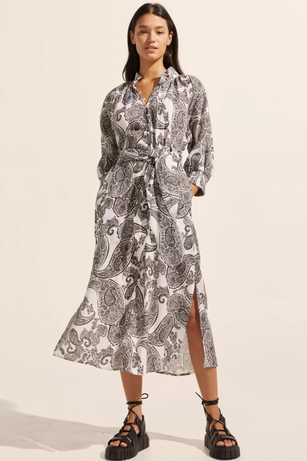 Women Zoe Kratzmann Halcyon Dress-Black Paisley