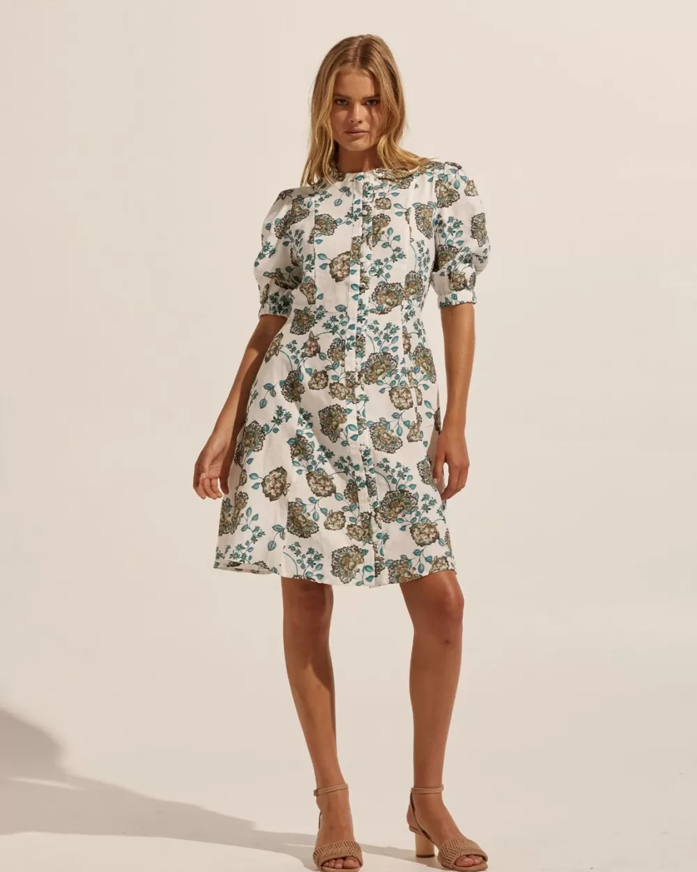 Women Zoe Kratzmann Intent Dress-Sage Botanic