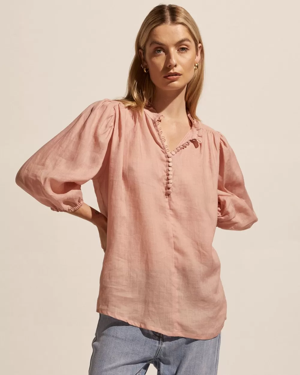 Women Zoe Kratzmann Lilt Top-Salmon