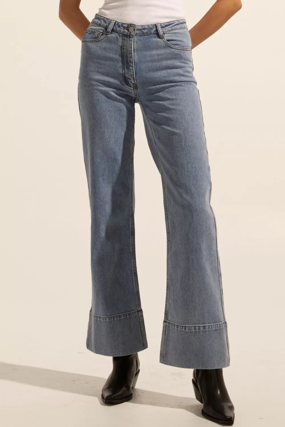 Women Zoe Kratzmann Magnet Jean-Washed Denim