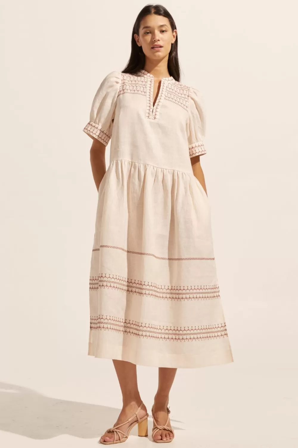 Women Zoe Kratzmann Migrate Dress-Ivory