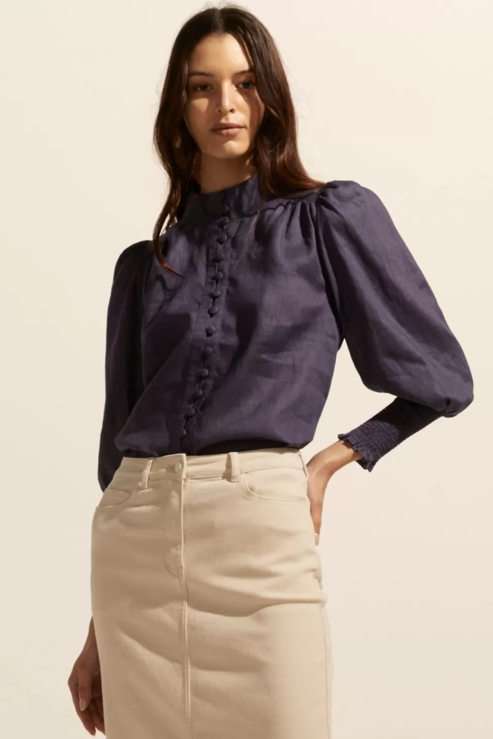 Women Zoe Kratzmann Pier Top-Indigo