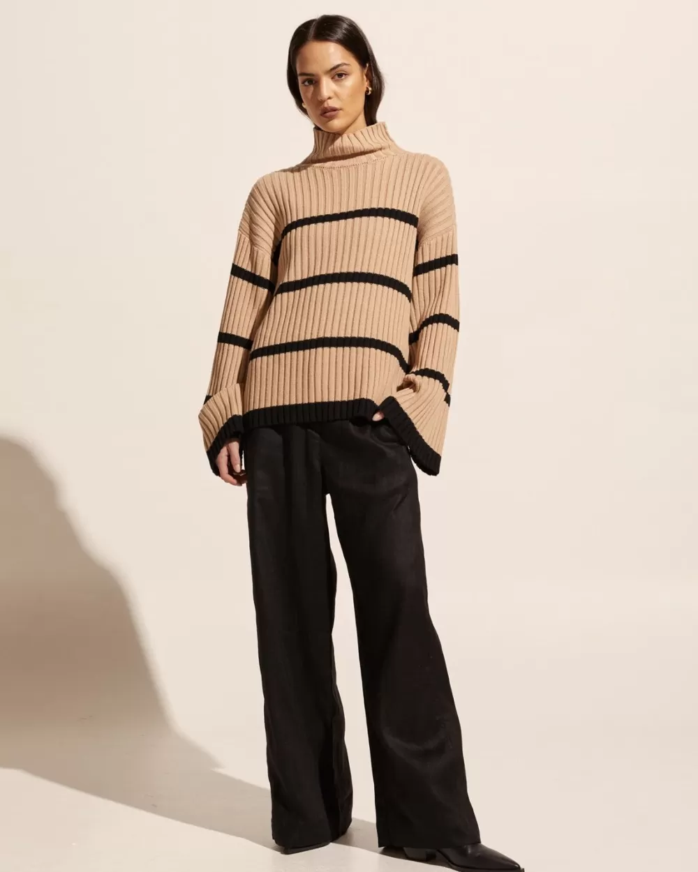 Women Zoe Kratzmann Privy Knit-Camel/Black