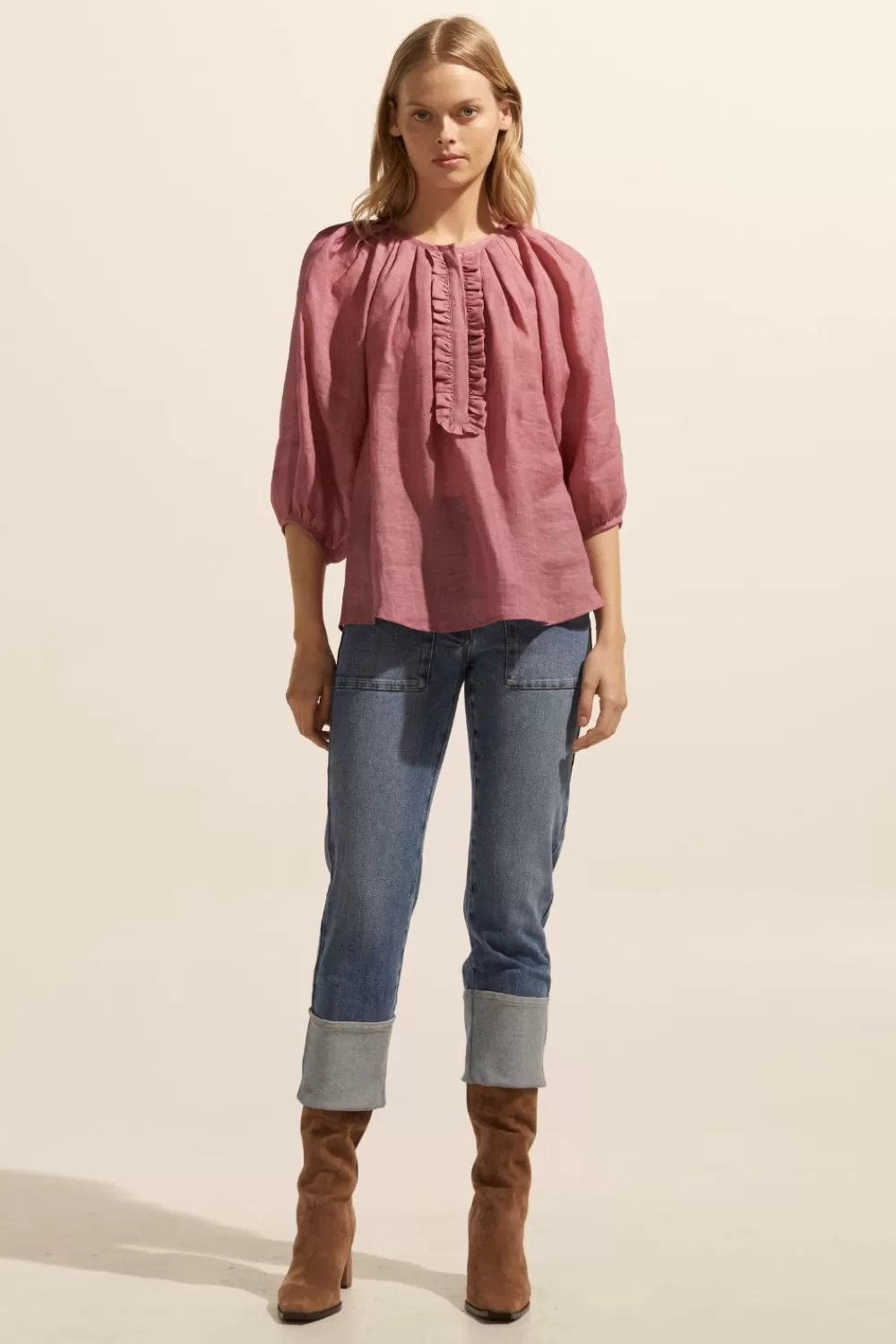 Women Zoe Kratzmann Refine Top-Magenta