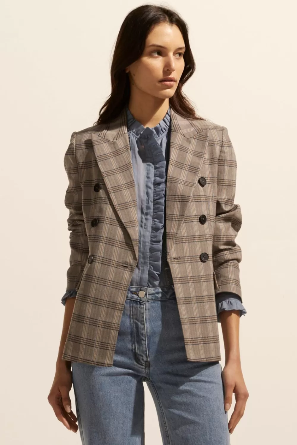 Women Zoe Kratzmann Spurt Jacket-Mousse Check