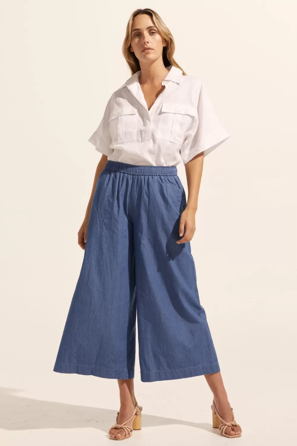 Women Zoe Kratzmann Stance Pant-Chambray