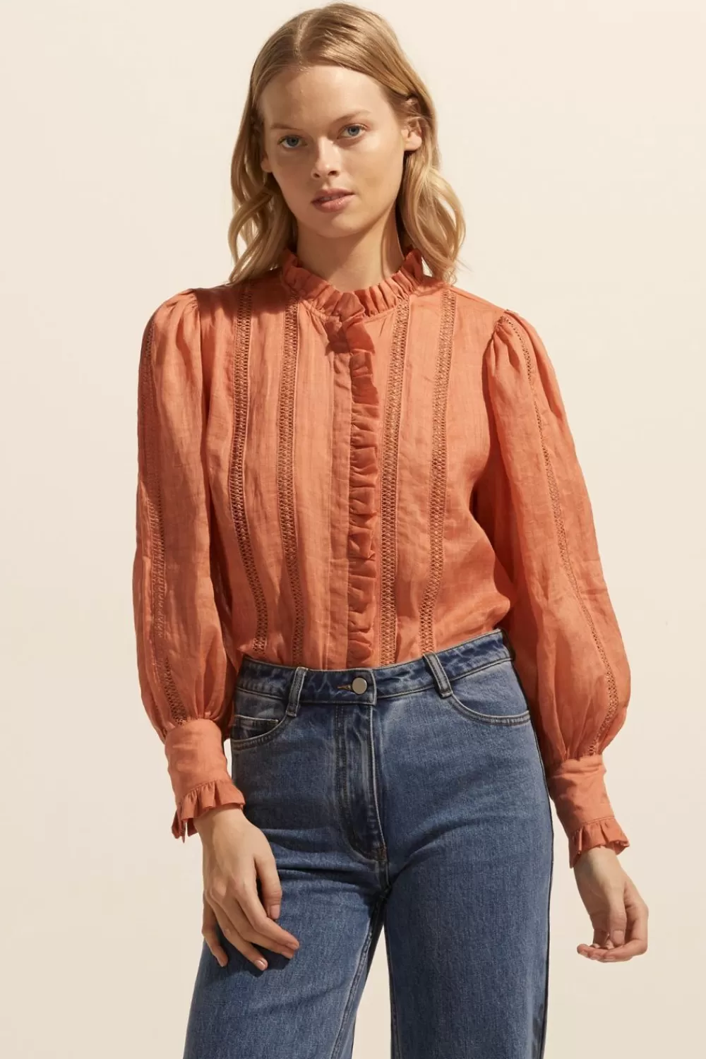 Women Zoe Kratzmann Swoon Top-Apricot