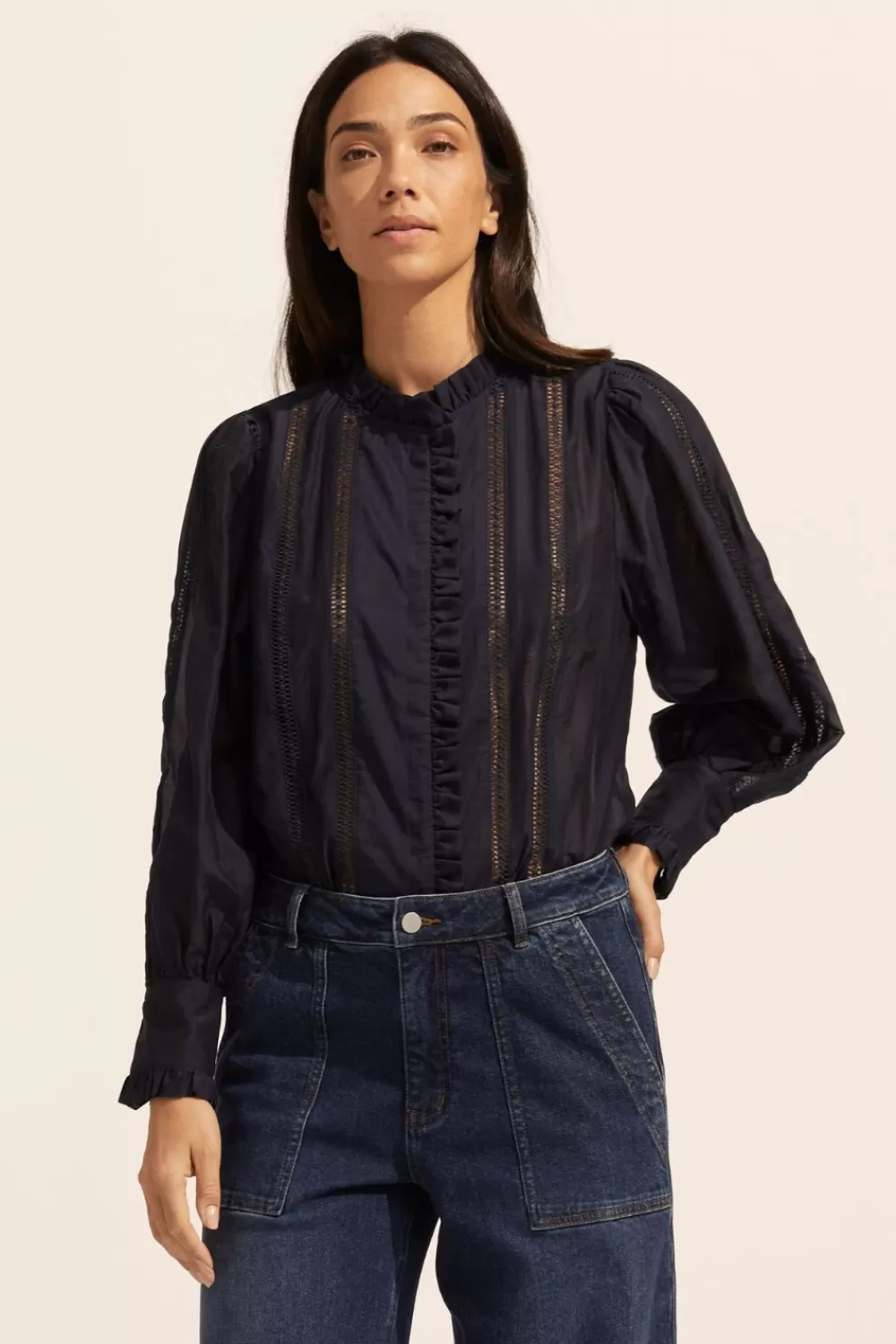 Women Zoe Kratzmann Swoon Top-Indigo