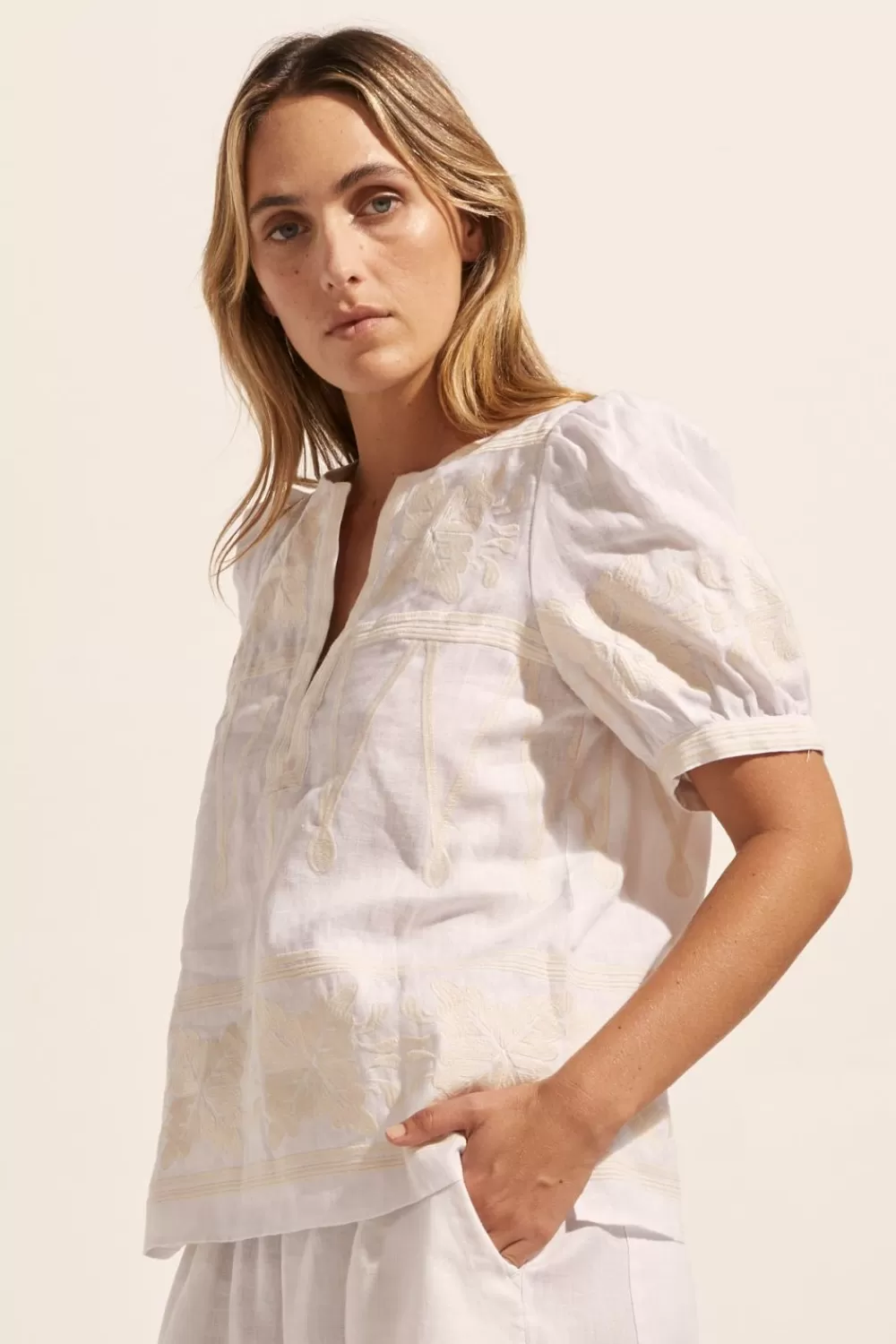 Women Zoe Kratzmann Venture Top-Porcelain Embroid